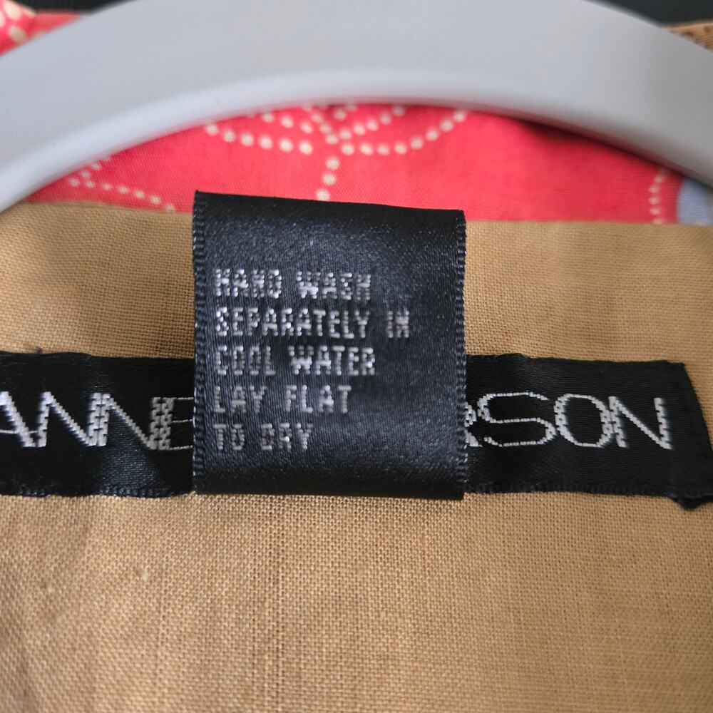 Anne Carson Patchwork Shacket. Large - Picture 9 of 10